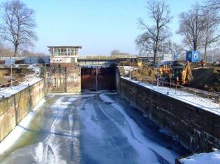 Remont Śluzy Brdyujście. Fot. z archiwum RZGW w Gdańsku