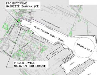 Budowa Nabrzeża Bułgarskiego i Nabrzeża Zamykającego w Porcie Gdynia. Fot. ArcelorMittal