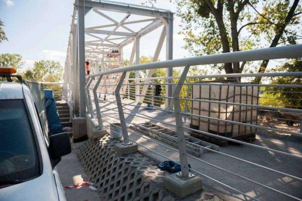 Zdjęcie Kładka nad wejściem do Portu Żerańskiego. Źródło: ZDM