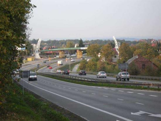 Zdjęcie Kładka dla pieszych w Gaju. Fot. z archiwum GDDKiA O/Kraków