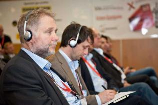 Od lewej: Günter Kruse z firmy LMR Drilling GmbH, Dan Billig z firmy Prime Horizontal LTD. Fot. Quality Studio dla www.inzynieria.com