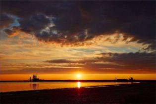 Budowa gazoportu w Świnoujściu - sierpień/wrzesień 2015 r. Fot. Polskie LNG S.A.