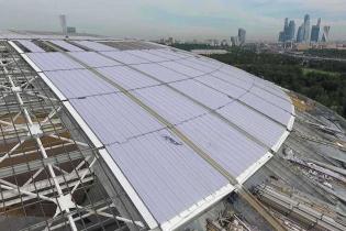 Trwa przebudowa legendarnego stadionu. Fot. vesti.ru