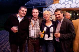 Kolacja grillowa, w trakcie której odbył się pokaz barmański ufundowany przez firmę Herrenknecht AG / fot. Quality Studio dla www.inzynieria.com