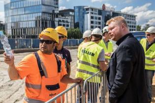 Wycieczka techniczna na budowę wieżowców w ramach projektu Sienna Towers w Warszawie / fot. Quality Studio dla www.inzynieria.com