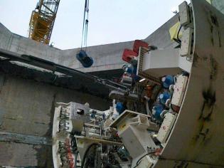 Montaż maszyny TBM w Gdańsku dobiega końca. Fot. z archiwum GIK sp. z o.o.