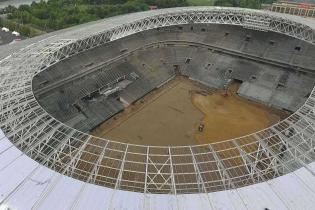 Trwa przebudowa legendarnego stadionu. Fot. vesti.ru