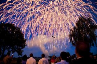 Pokaz sztucznych ogni sponsorowany przez firmę Herrenknecht AG / fot. Quality Studio dla www.inzynieria.com