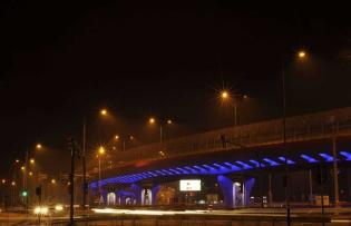 Estakada nad Rondem Ofiar Katynia. Fot. www.inzynieria.com