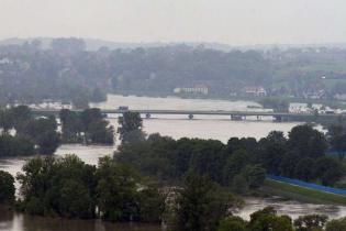 widok na Wisłę z zamku w Przegorzałach