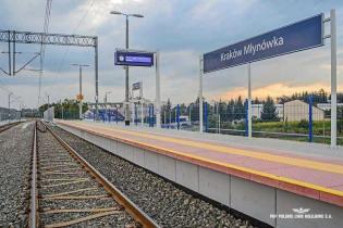 Połączenie kolejowe na lotnisko w podkrakowskich Balicach. Fot. PKP PLK S.A.