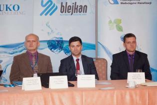 Od lewej: dr inż. Wiesław Fiałkiewicz - Uniwersytet Przyrodniczy Wrocław, Hubert Klikowicz - AVK Armadan, Mariusz Pluta - Katowickie Wodociągi S.A. / fot. Quality Studio dla www.inzynieria.com