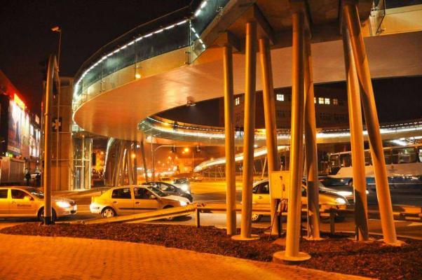 Zdjęcie Pierścieniowa kładka dla pieszych w Rzeszowie. Fot. z archiwum Skanska S.A.