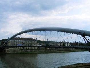 Budowa kładki - stan na 26.06.2010; fot.: inzynieria.com