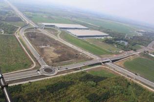 Koniec I Części AOW. Rondo ul. Graniczna. Fot. W. Kluczewski; archiwum GDDKiA O/Wrocław