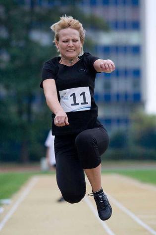 Spartakiada 2012 - skok w dal kobiet / fot. z archiwum Katowickich Wodociągów S.A.