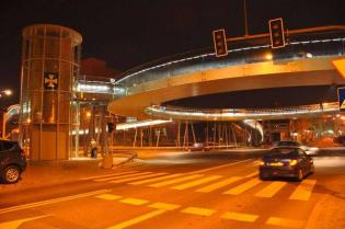 Pierścieniowa kładka dla pieszych w Rzeszowie. Fot. z archiwum Skanska S.A.