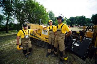 Załoga firmy ZRB Janicki w składzie: A. Promny, W. Pawłowicz, P. Janicki, J. Janicki / fot. inzynieria.com