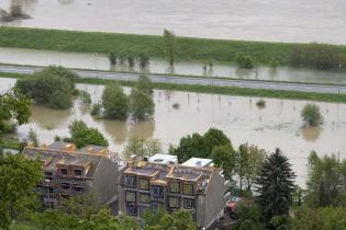 widok na Wisłę z zamku w Przegorzałach