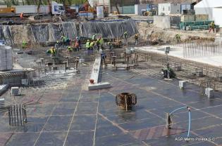 Stacja stadion. Fot. z archiwum AGP Metro Polska / stan na 27.04.2012 r.