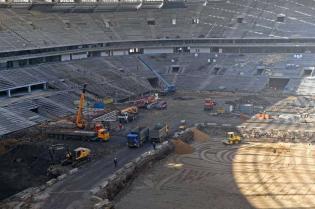 Trwa przebudowa legendarnego stadionu. Fot. stroi.mos.ru