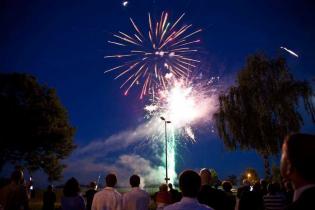 Pokaz sztucznych ogni sponsorowany przez firmę Herrenknecht AG / fot. Quality Studio dla www.inzynieria.com