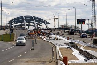 Budowa linii szybkiego tramwaju przy ul. Kotlarskiej. Stan na 30 marca 2010