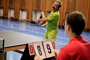 Spartakiada 2012 - tenis stołowy mężczyzn / fot. z archiwum Katowickich Wodociągów S.A.