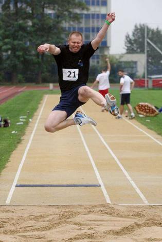 Spartakiada 2012 - skok w dal mężczyzn / fot. z archiwum Katowickich Wodociągów S.A.