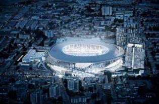 Prace przy budowie nowego stadionu są zaawansowane. Fot. Tottenham Hotspur Ltd