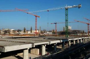 Budowa dworca Łódź Fabryczna. Fot. NLF Torpol-Astaldi s.c.