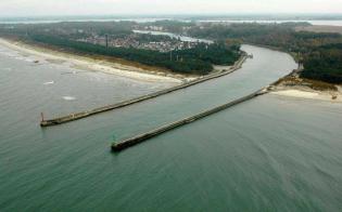 Falochrony w Dziwnowie przed remontem, Fot. Urząd Morski w Szczecinie