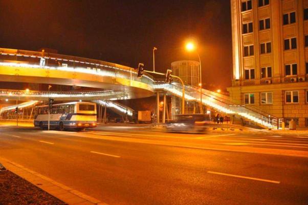 Zdjęcie Pierścieniowa kładka dla pieszych w Rzeszowie. Fot. z archiwum Skanska S.A.