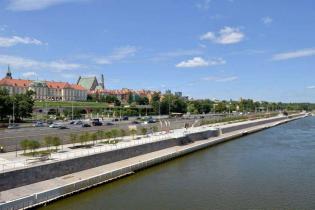 Nadwiślańskie bulwary po przebudowie. Fot. R. Motyl/UM Warszawa