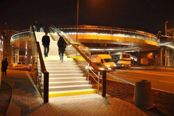 Zdjęcie Pierścieniowa kładka dla pieszych w Rzeszowie. Fot. z archiwum Skanska S.A.