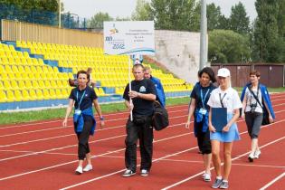 Otwarcie Spartakiady 2012 - drużyna Przedsiębiorstwa Wodociągów i Kanalizacji sp. z o.o. w Kaliszu / fot. Quality Studio dla www.inzynieria.com