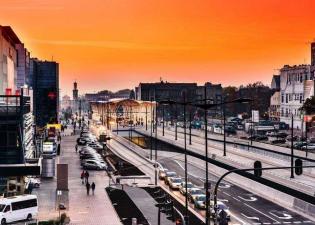 Trasa W-Z w Łodzi. Źródło: Archiwum Miasta Łodzi