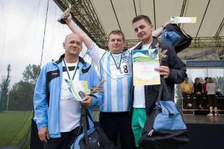 Spartakiada 2012 - konkurencja prezesów - zwycięzcy / fot. z archiwum Katowickich Wodociągów S.A.