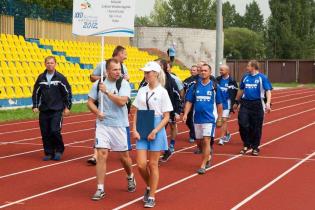 Otwarcie Spartakiady 2012 - drużyna spólki Miejskiego Zakładu Wodociągów i Kanalizacji z Kęt / fot. Quality Studio dla www.inzynieria.com