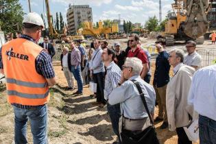 Wycieczka techniczna na budowę wieżowców w ramach projektu Sienna Towers w Warszawie / fot. Quality Studio dla www.inzynieria.com