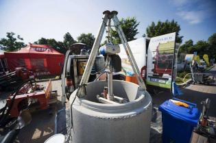 Studnia przygotowana do pokazu przeprowadzanego przez firmę MC-Bauchemie sp. z o.o.