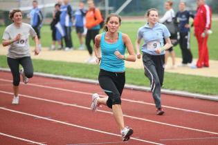Spartakiada 2012 - Bieg na 100 m kobiet / fot. z archiwum Katowickich Wodociągów S.A.