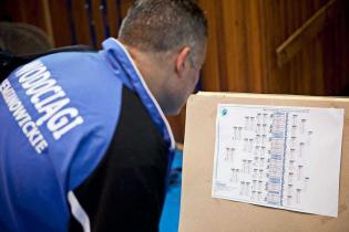 Spartakiada 2012 - tenis stołowy mężczyzn / fot. z archiwum Katowickich Wodociągów S.A.