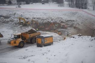 Wykop w gruntach skalistych (portal północny). Źródło: GDDKiA