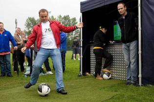 Spartakiada 2012 - konkurencja prezesów / fot. z archiwum Katowickich Wodociągów S.A.