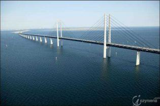 Widok na most z Pberholm i  Saltholm w tle. Fot. Soren Madsen, Oresundsbron