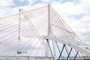 Most kolejowy nad Martwą Wisłą. Fot. PKP PLK S.A.