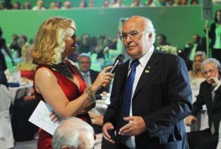 Barbara Schöneberger z dr. inż. Martinem Herrenknechtem. Fot. Herrenknecht AG