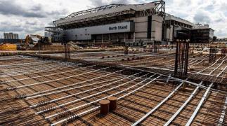 Prace przy budowie nowego stadionu są zaawansowane. Fot. Tottenham Hotspur Ltd
