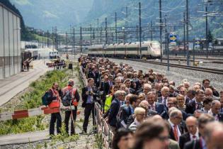 Otwarcie najdłuższego tunelu kolejowego świata. Tunel Gotarda ma 57 km. Fot. Gottardo2016
